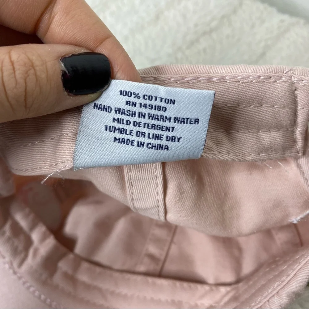 ivory ella Pale Pink Elephant Baseball Cap
